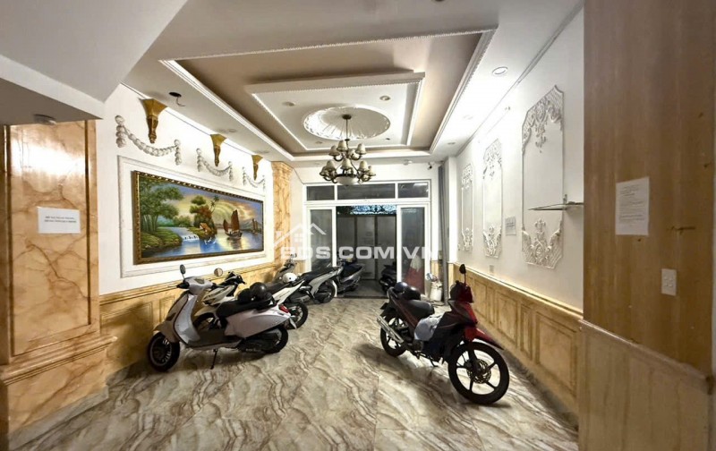 Chợ Hạnh Thông Tây - nhà hẻm xe tải - doanh thu đến 35tr - 105m2 - 5 tầng - ngang 5,5m - 9.35 tỷ